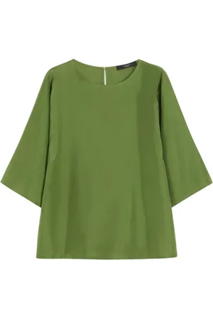 Max Mara Dames, Blouses & Shirts, Groen, Maat: M Zijde