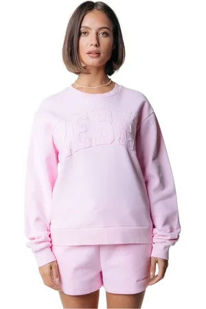 Colourful rebel Dames, Sweatshirts & Hoodies, Roze, Maat: L Katoen
