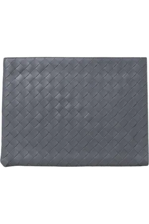 Bottega Veneta Heren, Tassen, Grijs, Maat: ONE Size Leer
