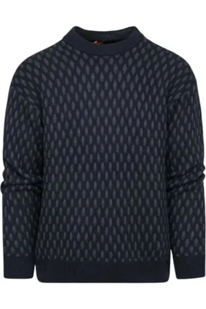 HUGO BOSS Heren, Truien, Blauw, Maat: S Wol