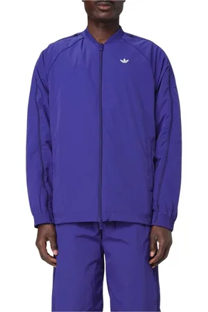 adidas Heren, Jassen, Paars, Maat: S Poliester
