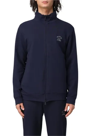 Paul & Shark Heren, Sweatshirts & Hoodies, Blauw, Maat: M Katoen