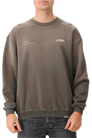 Represent Heren, Sweatshirts & Hoodies, Groen, Maat: L Katoen