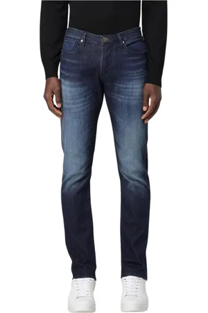 Emporio Armani Heren, Jeans, Blauw, Maat: W31 Denim