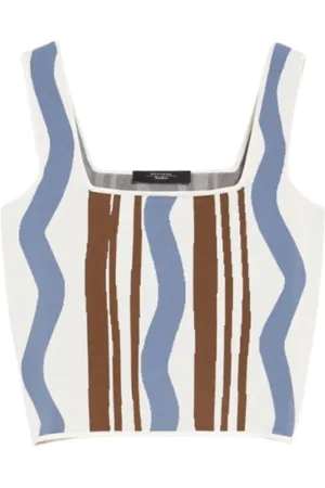 Max Mara Dames, Tops, Veelkleurig, Maat: XS Viscose
