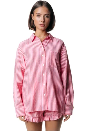 Colourful rebel Dames, Blouses & Shirts, Rood, Maat: M Katoen