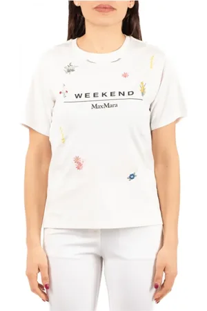 Max Mara Dames, Tops, Wit, Maat: M