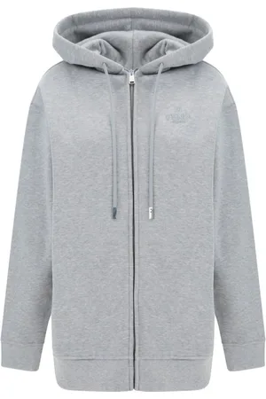 Fendi Dames, Sweatshirts & Hoodies, Grijs, Maat: S Katoen
