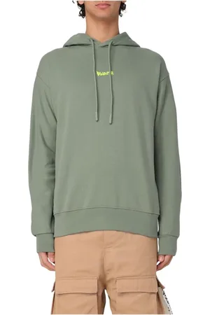 DISCLAIMER Heren, Sweatshirts & Hoodies, Groen, Maat: L Katoen