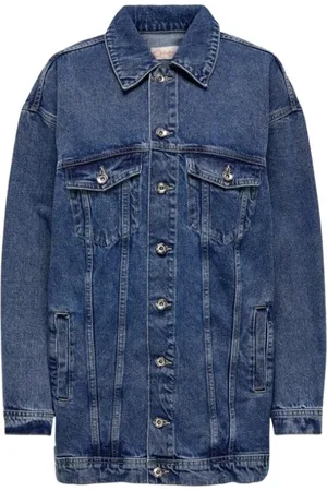 ONLY Dames, Jassen, Blauw, Maat: S Denim