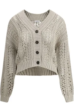 Brunello Cucinelli Dames, Truien, , Maat: S Katoen
