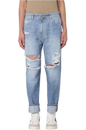 Dondup Heren, Jeans, Blauw, Maat: W31 Katoen