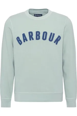 Barbour Heren, Sweatshirts & Hoodies, Blauw, Maat: XL Katoen