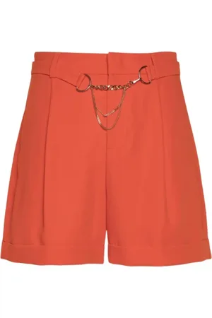 Liu Jo Dames, Korte broeken, Rood, Maat: 3XS Poliester