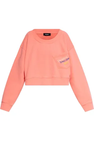 Dsquared2 Dames, Sweatshirts & Hoodies, Roze, Maat: 2XS Katoen