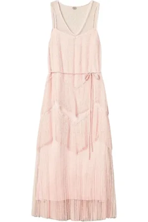 Twin-Set Dames, Jurken, Roze, Maat: M Poliester