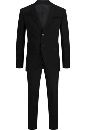 JACK & JONES Heren, Pakken, Zwart, Maat: 2XL Katoen