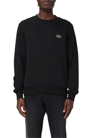 Dolce & Gabbana Heren, Sweatshirts & Hoodies, Zwart, Maat: M Katoen