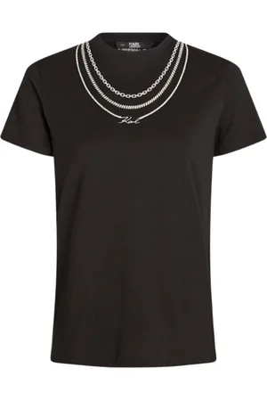 Karl Lagerfeld Dames, Tops, Zwart, Maat: XS