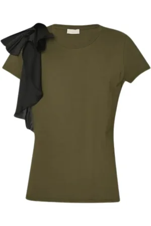 Liu Jo Dames, Tops, Groen, Maat: XS Katoen