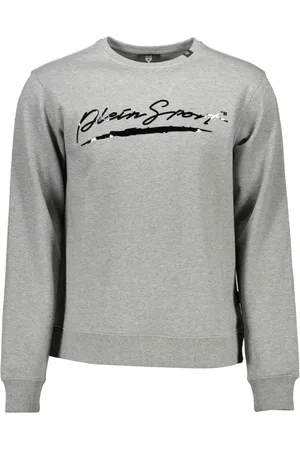 Philipp Plein Heren, Sweatshirts & Hoodies, Grijs, Maat: L Katoen