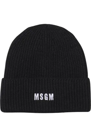 Msgm Heren, Accessoires, Zwart, Maat: ONE Size Wol