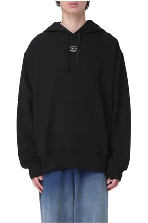 Diesel Heren, Sweatshirts & Hoodies, Zwart, Maat: M Katoen