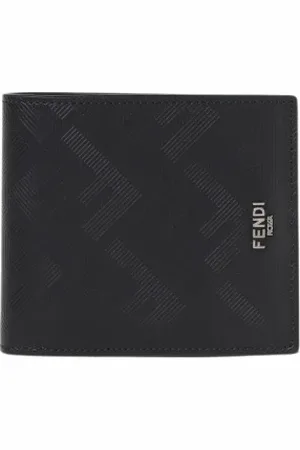 Fendi Heren, Accessoires, Zwart, Maat: ONE Size Leer