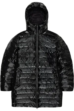 Rains Dames, Jassen, Blauw, Maat: L Leer