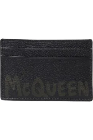 Alexander McQueen Heren, Accessoires, Zwart, Maat: ONE Size Leer