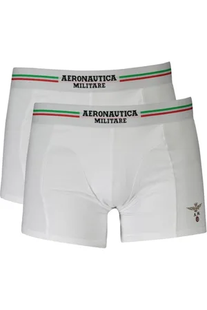 Aeronautica Militare Heren, Ondergoed, Wit, Maat: L Katoen