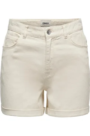 ONLY Dames, Korte broeken, Wit, Maat: M Denim