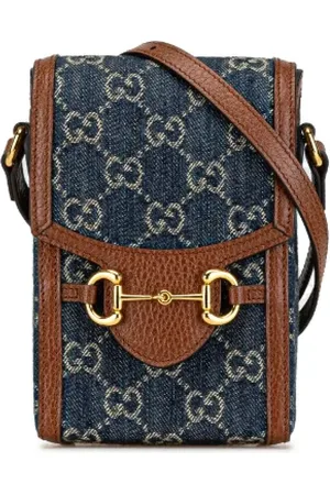 Gucci Dames, Pre-owned, Blauw, Maat: ONE Size Leer
