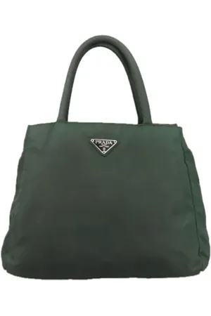 Prada Dames, Pre-owned, Groen, Maat: ONE Size Synthetisch
