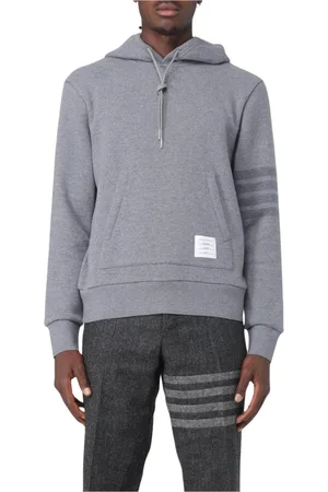 Thom Browne Heren, Sweatshirts & Hoodies, Grijs, Maat: XL Wol