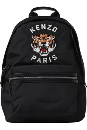 Kenzo Heren, Tassen, Zwart, Maat: ONE Size Nylon