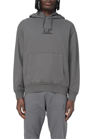 C.P. Company Heren, Sweatshirts & Hoodies, Grijs, Maat: XL Fleece