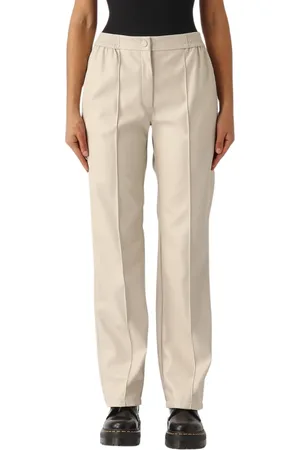 Twin-Set Dames, Broeken, Wit, Maat: XS Leer