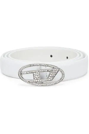 Diesel Dames, Accessoires, Wit, Maat: 75 CM Leer