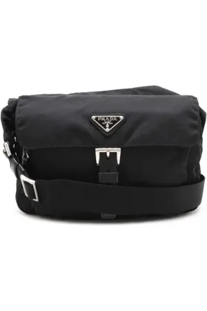 Prada Dames, Pre-owned, Zwart, Maat: ONE Size Leer