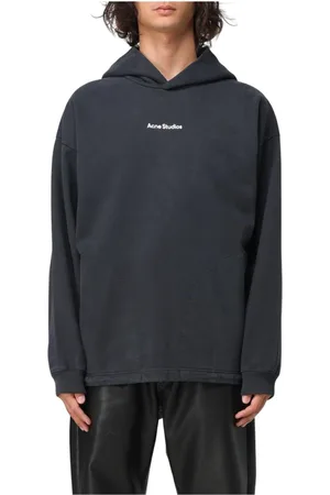 Acne Studios Heren, Sweatshirts & Hoodies, Zwart, Maat: 2XS Katoen