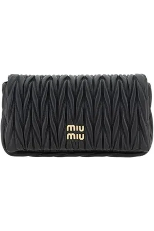 Miu Miu Dames, Tassen, Zwart, Maat: ONE Size