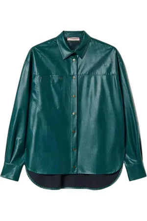 Twin-Set Dames, Blouses & Shirts, Groen, Maat: 2XS