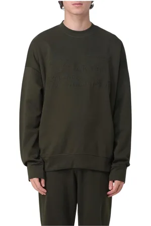 Armani Exchange Heren, Sweatshirts & Hoodies, Groen, Maat: XL Katoen