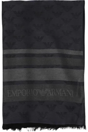 Emporio Armani Heren, Accessoires, Blauw, Maat: ONE Size Wol