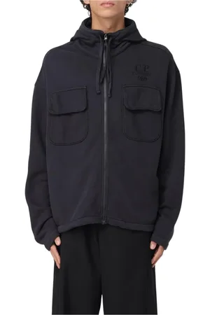 C.P. Company Heren, Sweatshirts & Hoodies, Zwart, Maat: L Katoen