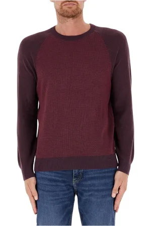 HUGO BOSS Heren, Truien, Rood, Maat: S Wol