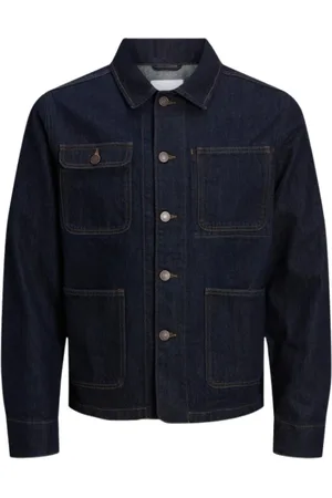 JACK & JONES Heren, Jassen, Blauw, Maat: S Denim