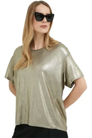 Liu Jo Dames, Blouses & Shirts, Geel, Maat: XS Poliester