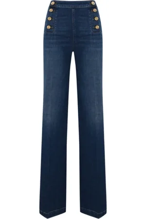 Twin-Set Dames, Jeans, Blauw, Maat: W25 Denim
